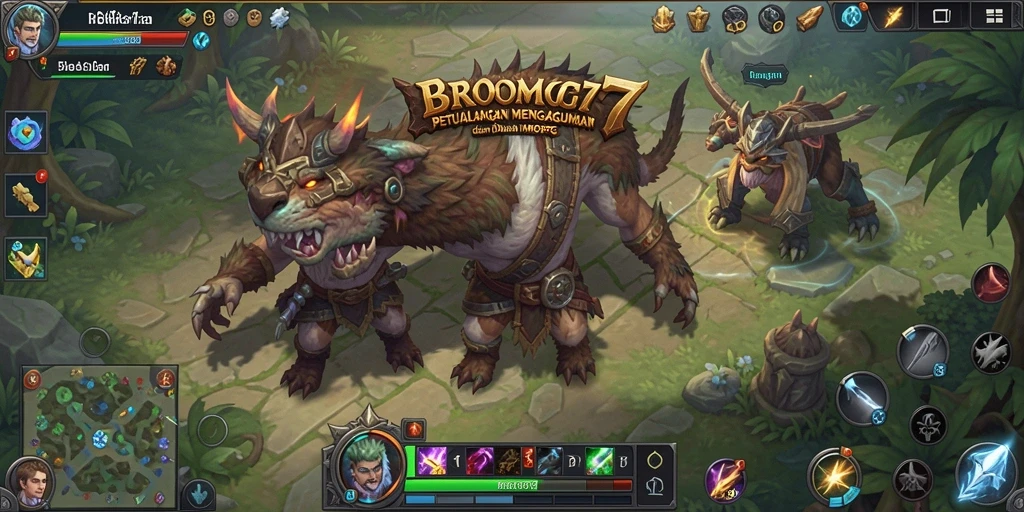 Screenshot gameplay BROMO77 yang menarik dengan grafis memukau.