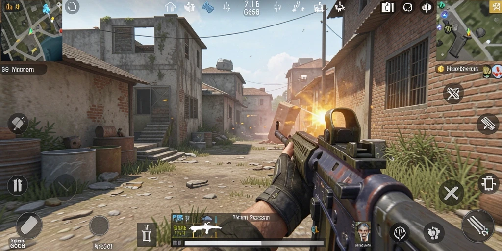 Tampilan gameplay TPS G668 yang seru dan mendebarkan.