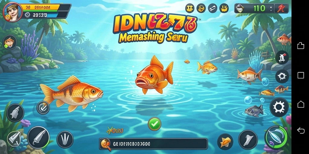 Tampak menawan gameplay memancing di IDN777.