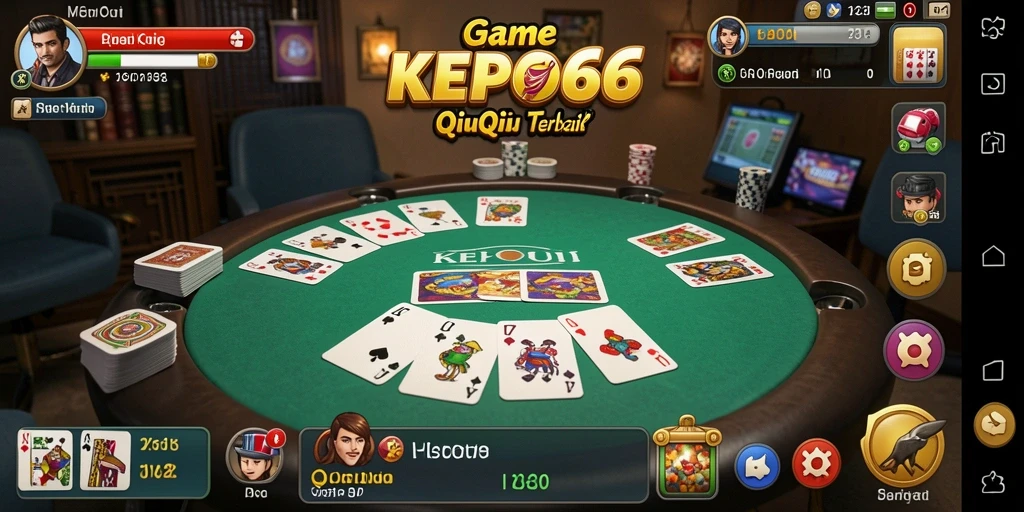 Tampilan menarik dari gameplay QiuQiu KEPO66.