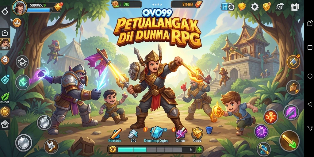 Menampilkan gameplay seru dan mendebarkan di dunia RPG OVO99.