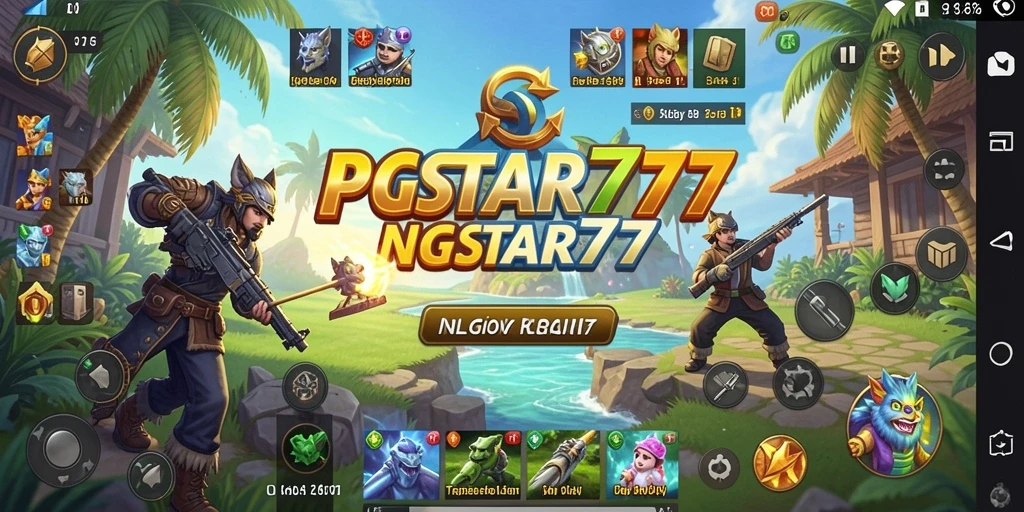 Screenshot PGSTAR777 menampilkan antarmuka aplikasi Utility yang moden dan fungsional.