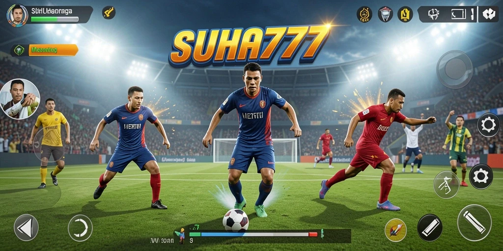 Tampilan gameplay menarik dari SUHU777 dengan aksi olahraga seru.
